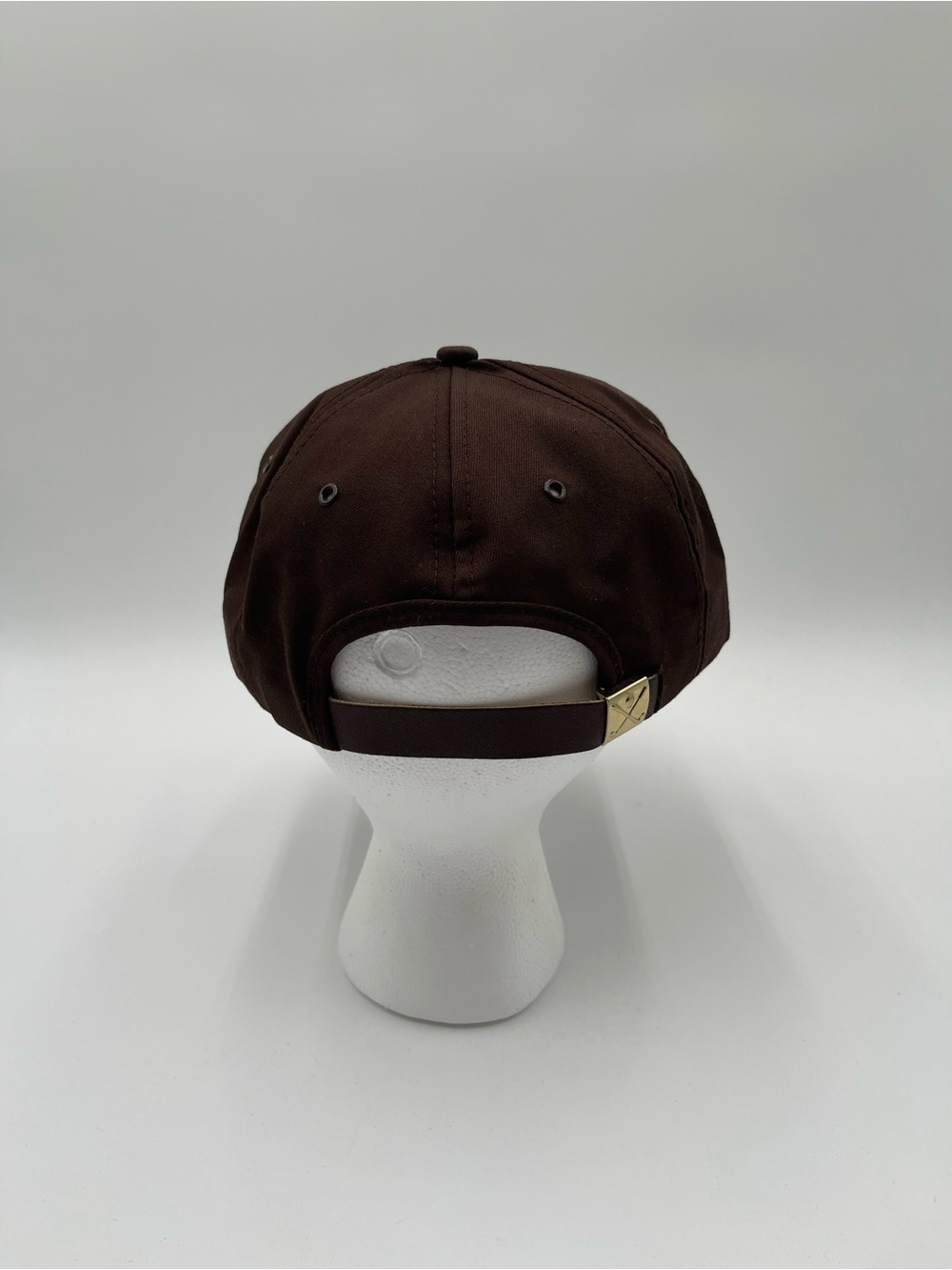 Vtg 80s 90s Yellowstone Banks Hat Mesh SNAPBACK K-BRAND Trucker Patch Brown - Picture 4 of 9